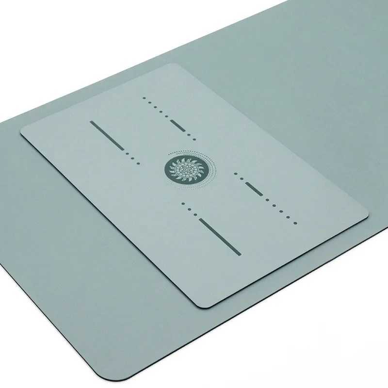 PU Natural Rubber Yoga Mat Flat Support PortabLE Mini Auxiliary Pad Anti-Slip Knee Cushion Meditation Upside Sport Exercise M260312