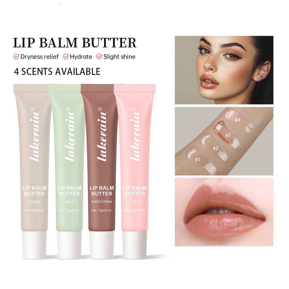 Shine Hydration Sheer-Tinted Butter Balm-Conditioning Mask and Balm for Instant Moisture, Soothing Lip Care W260311