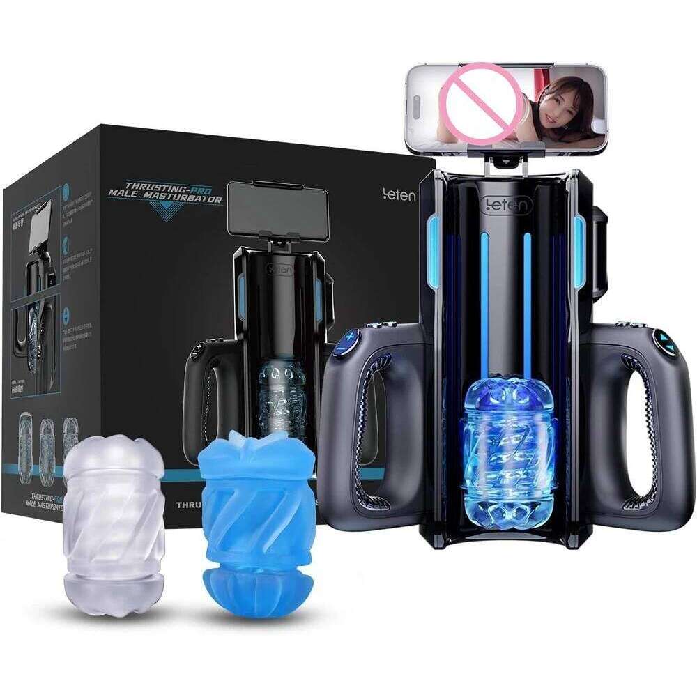 King Pro Thrusting Male Masterburters Pocket Pussy Tight Vagina Anus for Men Electric Hands Free Bj Auto Stroking Adult Toys Z260312