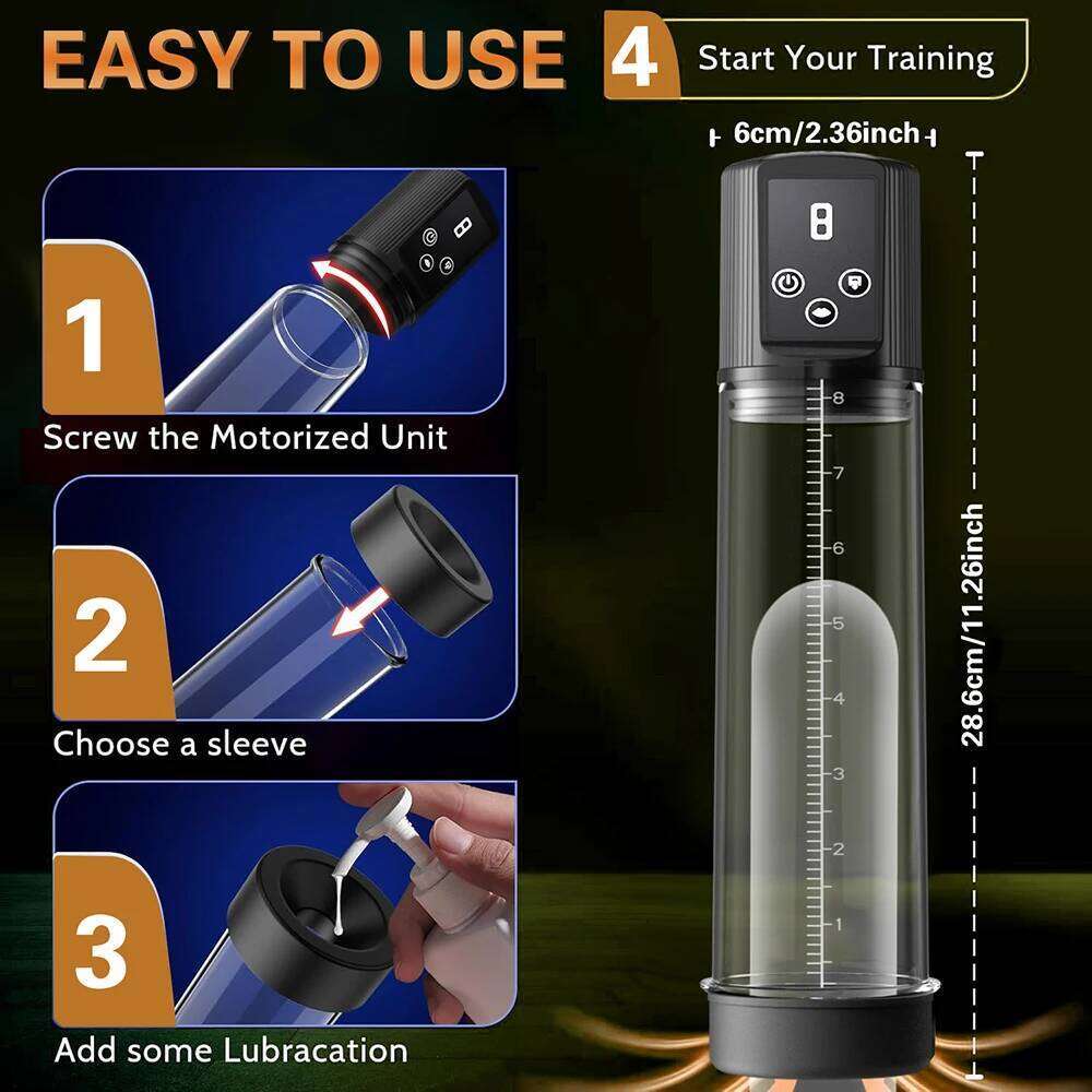 Manual Penis Enlarger Enhancement Erection SexToys For Man Vacuum Pump Big Dick Trainer Male Lasting Masturbator Z260311