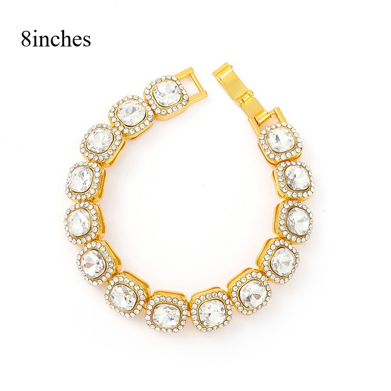 Charming Golden Halo Oval Chain Bracelet With Minimalist Design Perfect For Layering And Gift Giving Fashionable Exquisite Bracelets