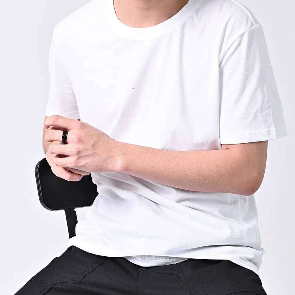 Roman Numerals Stainless Steel Chain Rotating Anxiety Black Rings For Men Fidget Metal Spinner Knuckle Ring Anillos De Hombre H260312