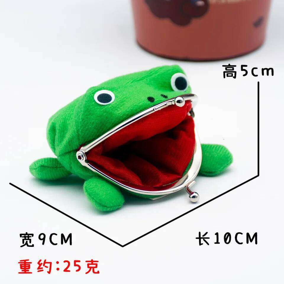 Anime Peripherals Women's Wallet Frog Mini Purse Small Bag Coin Pouch Woman Wallets Holders Luggage Bags