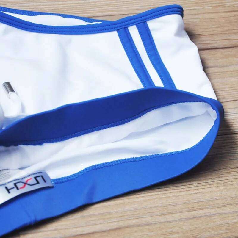 Trend Swimwear Men Sexy Low Waisted Swimming Trunks Gay Bikini Swimsuit Swim Briefs Bathing Suit Surf Beach Boardshorts Z260312