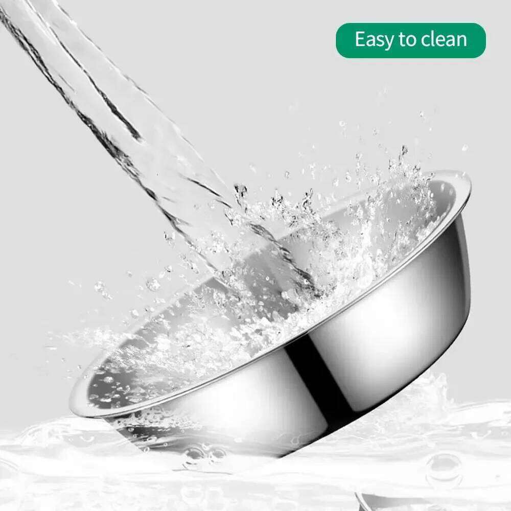 Large Capacity Stainless Steel Pet Feeding Bowls Cat Dog Food Drinking Metal Feeder Bowl Durable and Cheap 26Y0312