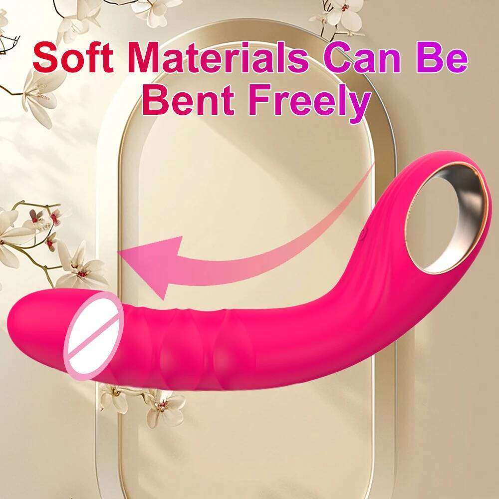 Simulate Dildo Vibrator With 10 Powerful Vibrating Modes of Clitoris G-spot Anal Stimulator for Adult Female Couple Sex Toys Z260311