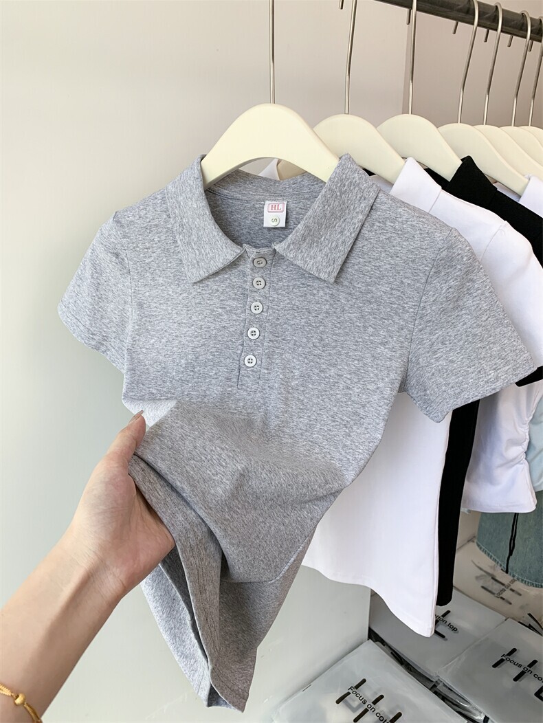 Designer Shirt Short-sleeved Designer Hoodie regular-shoulder women's Polo Shirt shirt new popular summer style and beautiful top for professiona