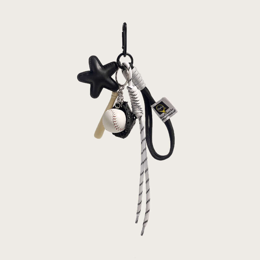 Dopamine baseball backpack pendant keychain ins-style girls' bag accessory, Amazon bestseller