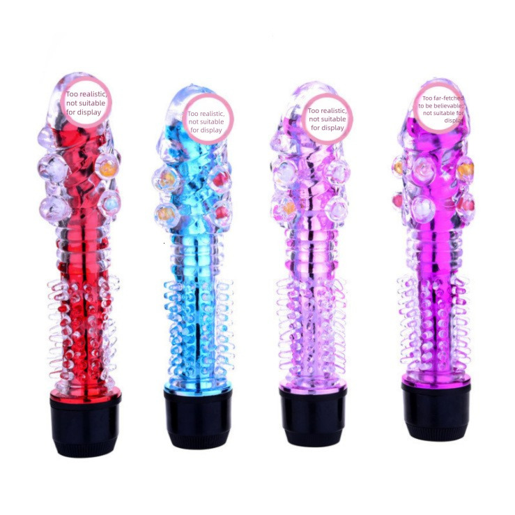 Free Shipping Foreign Trade Hot-Selling Crystal Vibrator, Dragon Small Dildo, Single-Vibration Manufacturer, One-Piece Drop Shipping Electric Roller B