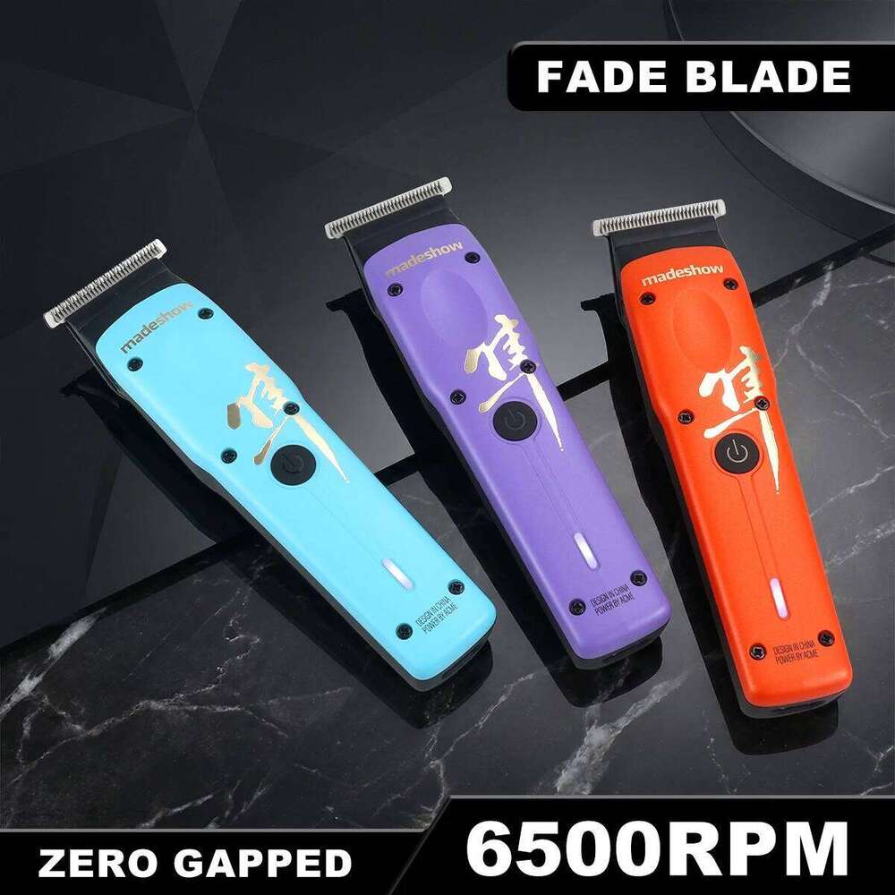 Madeshow M16 for Men Professional DLC Blade Zero Gapped 6500RPM Low Noise DC Motor Hair Trimmer Finishing Machine C260312