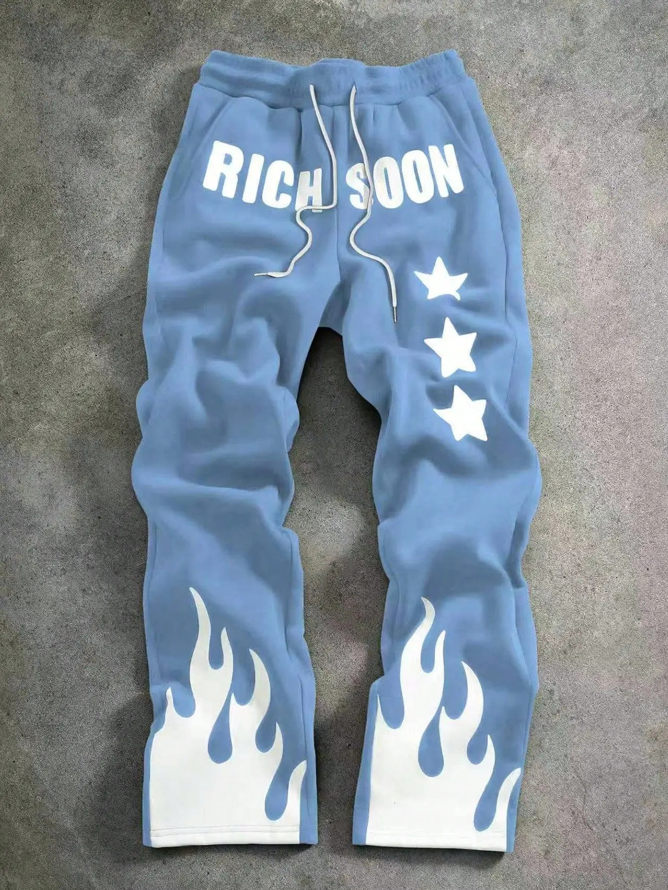 Spring/Summer Y2k Pants Hip Hop Men Loose 3D Print Trousers Casual Sweatpants Mid Waist Sporty Female Streetwear Vintage Pants 260310