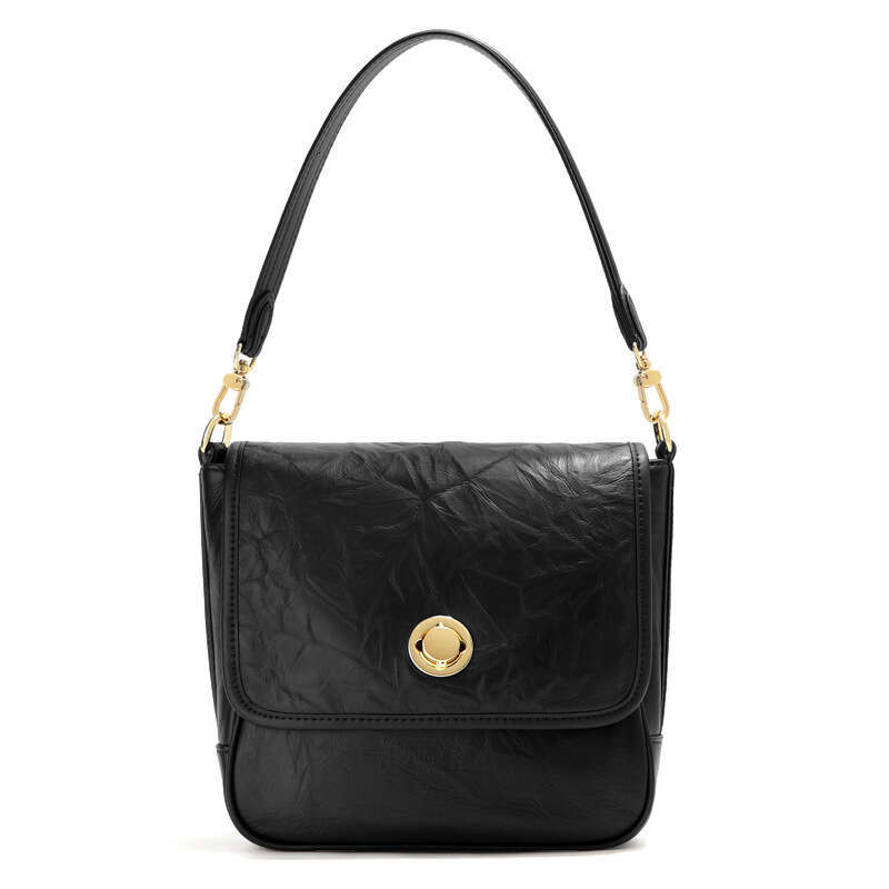 Luxury Shoulder Bags Totes Hobo New Single Underarm Top Layer Cowhide Hand Grasped Texture Women S Niche High End Wrinkled Retro Tote Bag SENYY