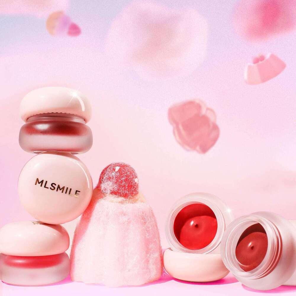 Matte Mud Blush Multipurpose Makeup Waterproof Clay Lipstick Longlasting Non-stick Cup Red Lip Tint Pigment Mousse Cosmetics W260311