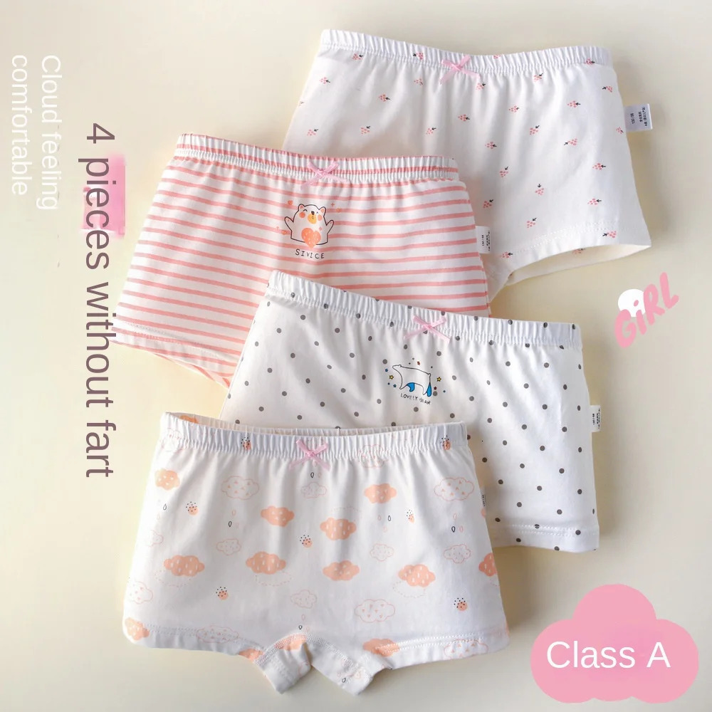 38 year old childrens underwear womens pure cotton cartoon boxer 260311