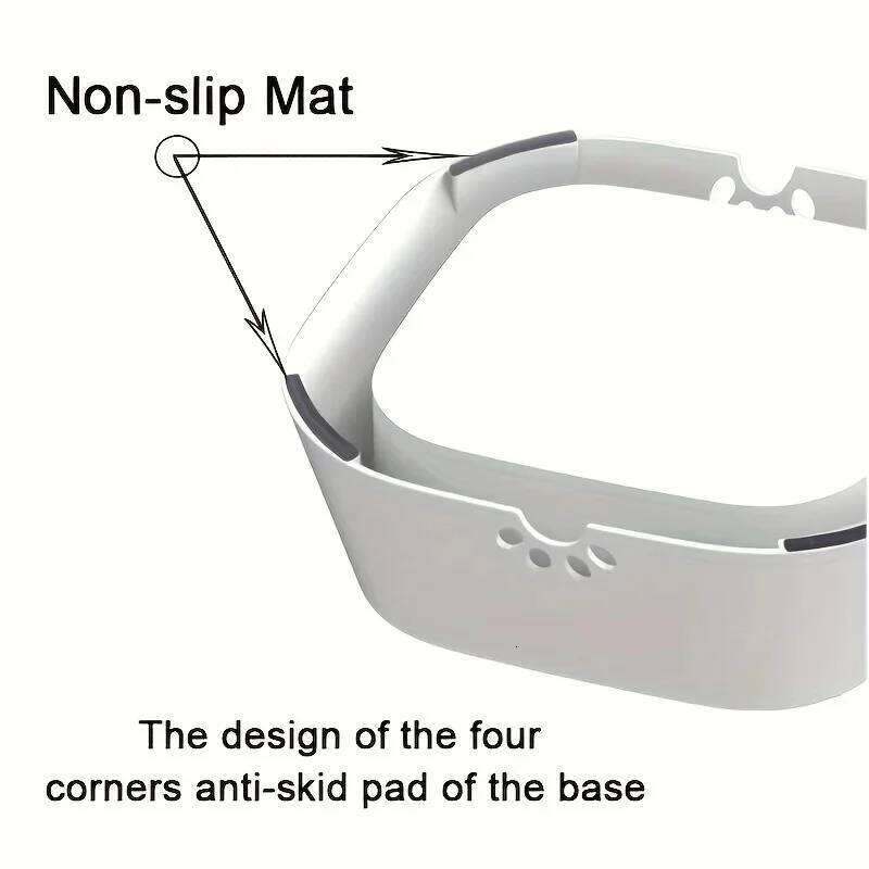 Dog No-Spill Pet Water Bowl Slow Feeder Dish 26Y0312