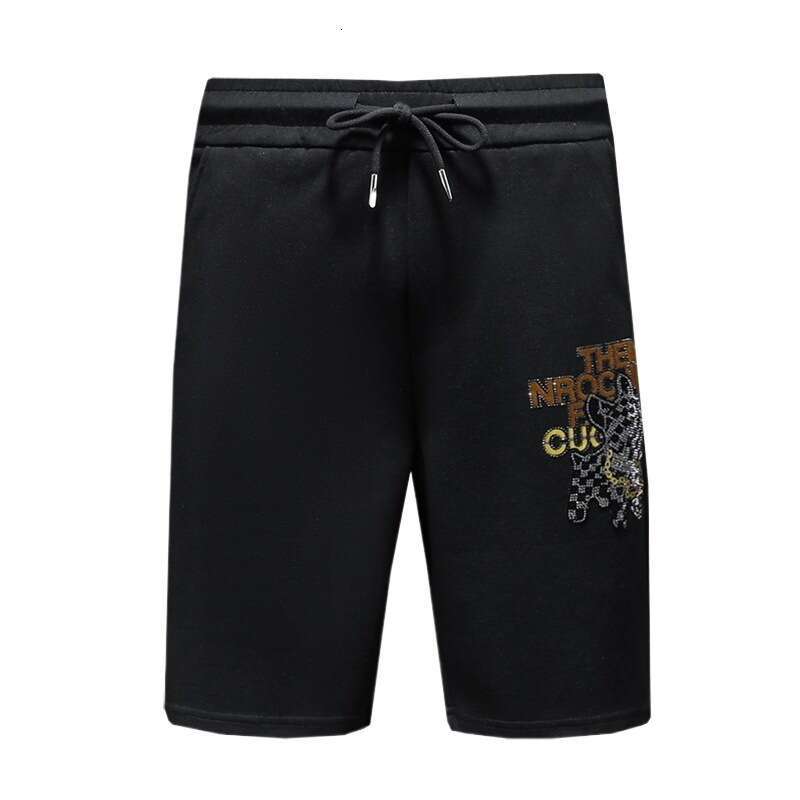 Unlock Summer Comfort Outfits! Men's Lace-Up Casual Shorts Five-Point Mid-Length Pants Directly From Manufacturer With Embroidery Luanyun