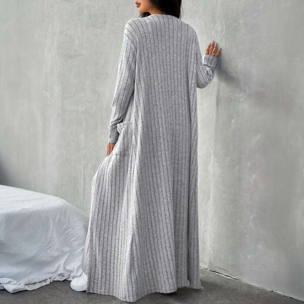 2026 New Autumn And Winter Women's Lazy Fashion Suit Fashion Leisure Home Knitting Casual Three-Piece Set