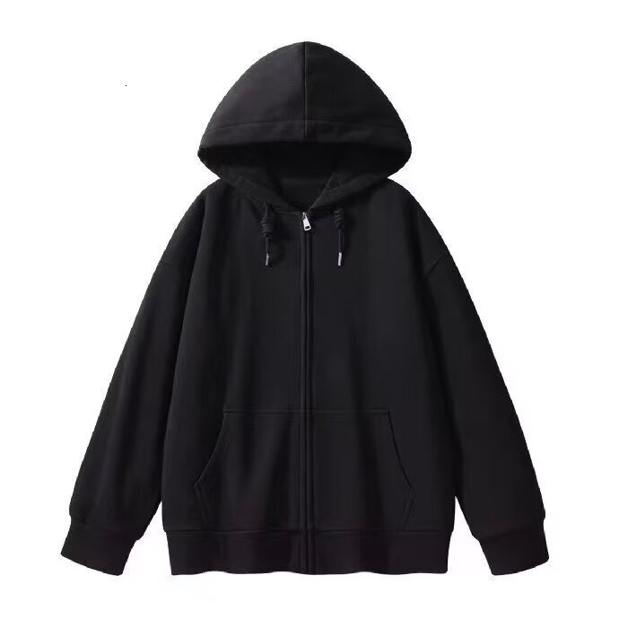 Retro Gray Hooded Sweatshirt For Men Oversized Thin Loose -style Casual Top Designer Hoodie Jacket For Spring And Autumn