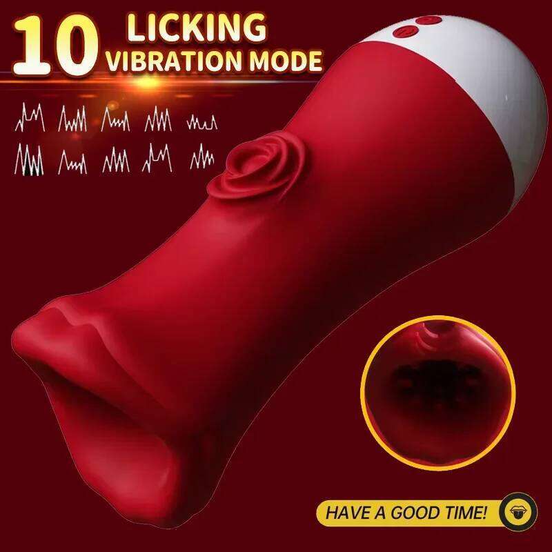 Male Mastubator for Deep Throat Blowjob Glans Masturbation Vibration Men Penis Training Stimulation Vibrating Sex Toys 18+ Z260311