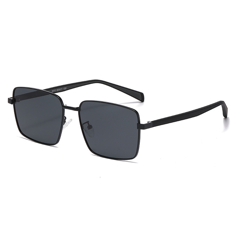 2026 New Men's Fashion Square Frame Simple Driving Sunglasses Polarized Glasses for Fishing
