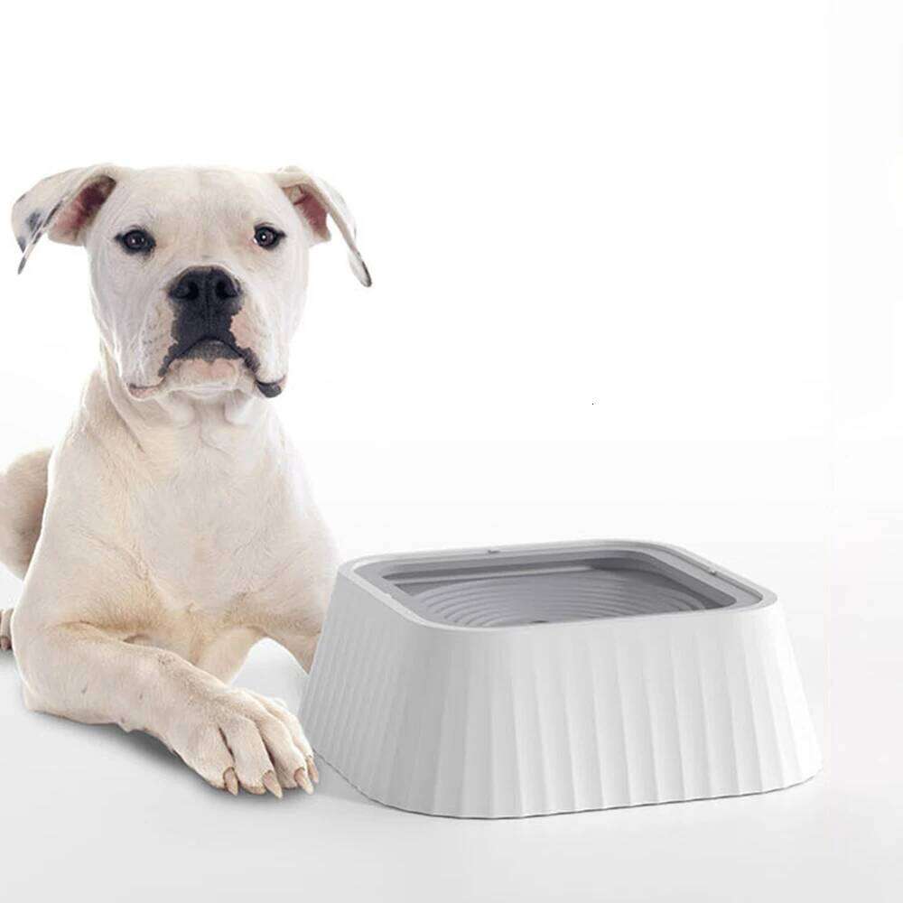 1PC Pet Floating Dog And Cat Neck Protection Non-Slip Floatation Water Tray Pets Drinking Bowl 26Y0312