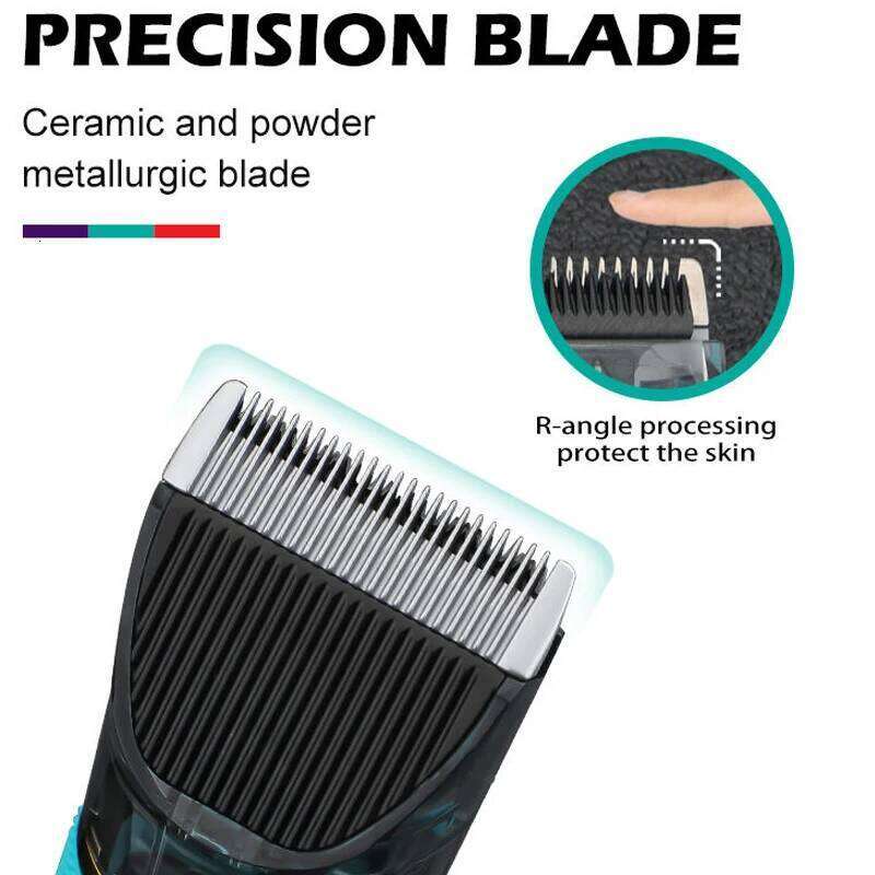Cordless Professional Trimmer For Men Electric Beard Hair Clipper Waterproof Haircut Adjustable 3 Motor Speed Rechargeable C260312