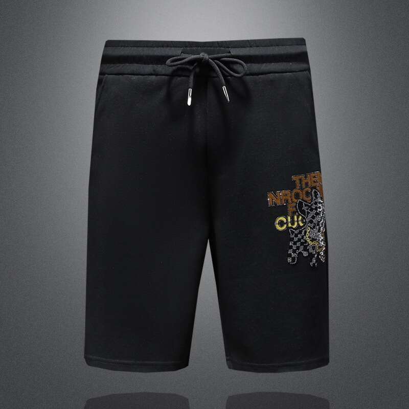 Unlock Summer Comfort Outfits! Men's Lace-Up Casual Shorts Five-Point Mid-Length Pants Directly From Manufacturer With Embroidery Luanyun
