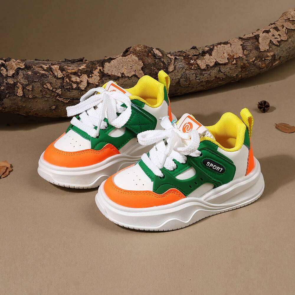 Children 2025 New Spring Toddler Kids Sport Shoes Soft Sole Breathable Outdoor Tennis Fashion Boys Sneakers H260312
