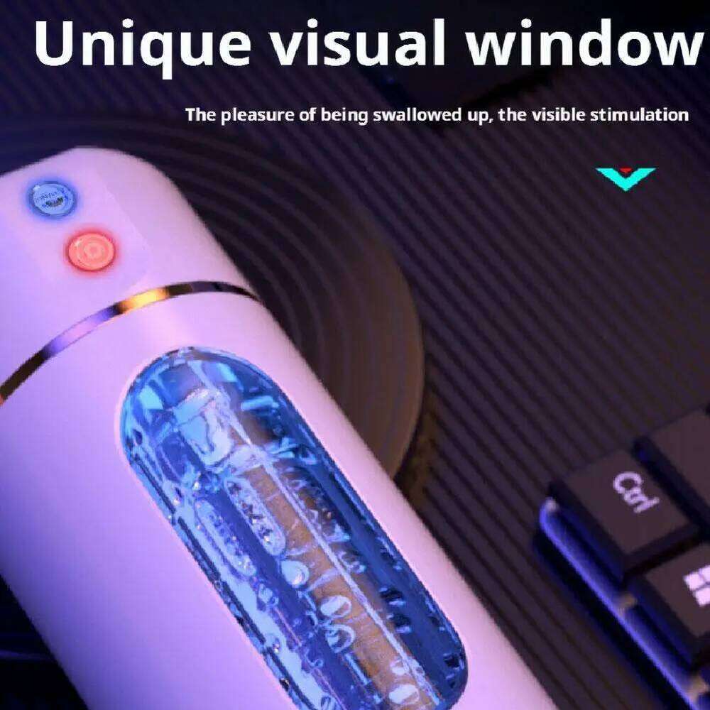 Vibrating Male Masturbator Sex Toys for Men, Automatic Realistic Textured Pocket Pussy Mens Stroker Blowjob Machine Masturbators Z260312