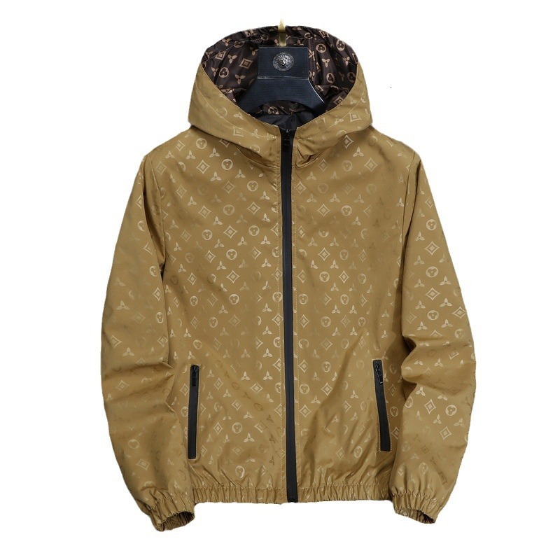 Luxury Brand Designer Clothes Lightweight Luxury Men's Spring Jacket Casual Men's Hooded Loose Oversized Coat Trendy Men's Jacket
