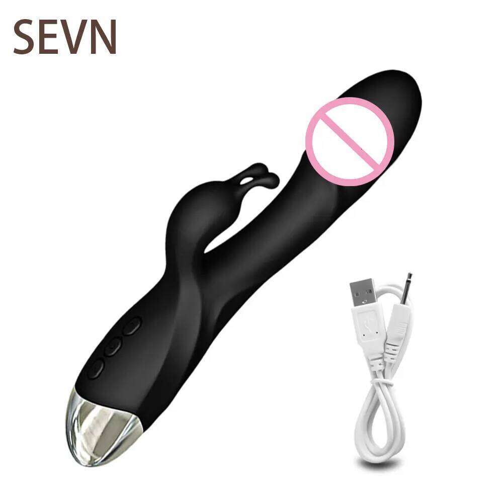 Rabbit G Spot Vibrator Powerful Clitoris Stimulator Vagina Nipple Massage Female Masturbator Dildo Silent Sex Toy for Women 18+ Z260312