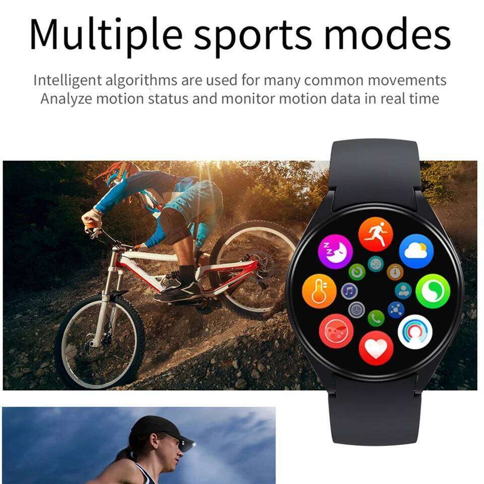 LAXASFIT 2026 New 6 Bluetooth Call Sports Health Monitoring Men Women Smart Watch Gift For Android IOS