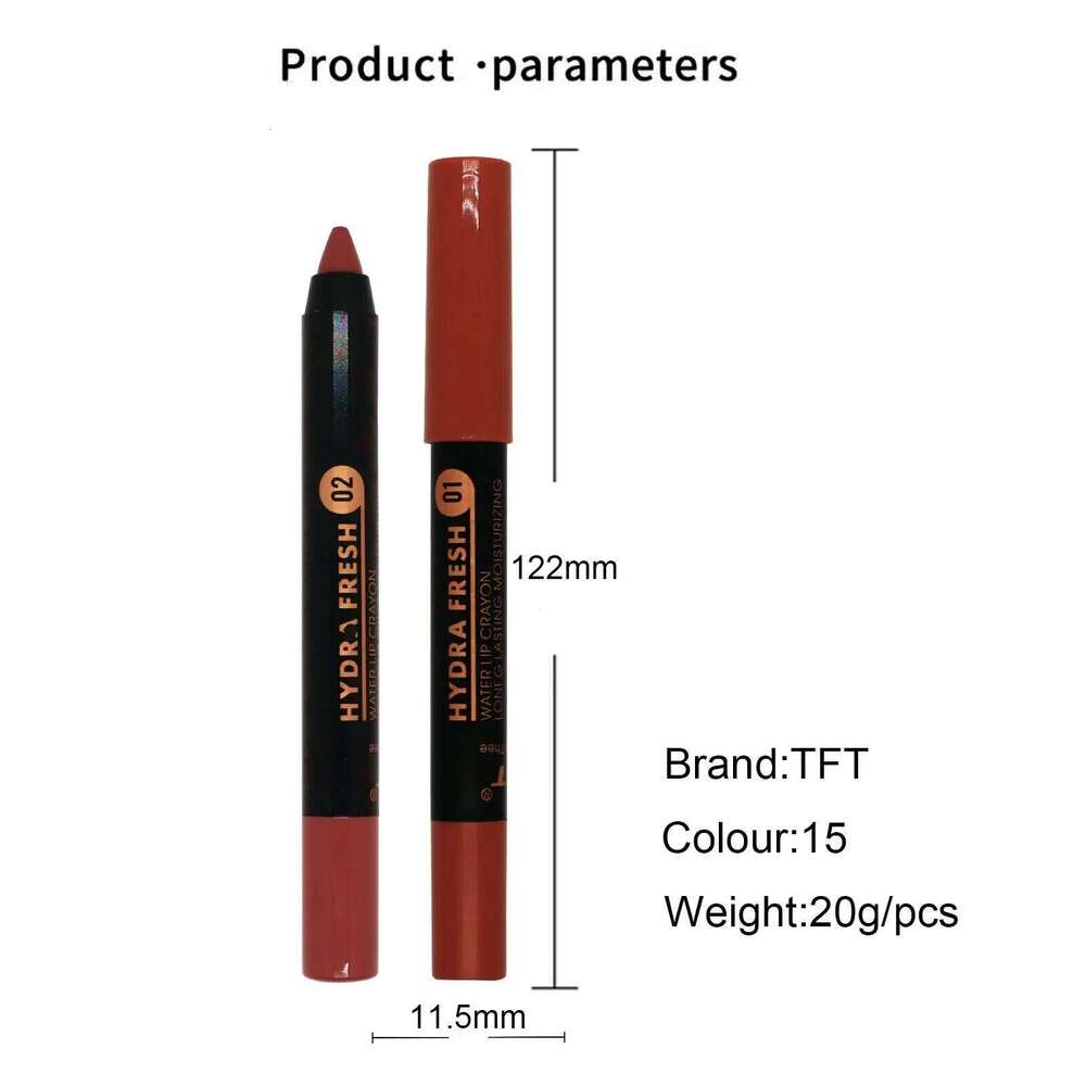 1PC Velvet Matte Lipstick Long Lasting Waterproof Sexy Lipbalm Non-Stick Tint Lip Pencil Makeup Cosmetics for Women W260311