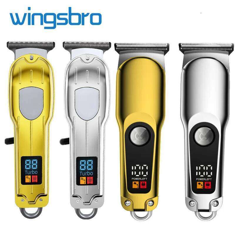 Stainless steel rechargeable home electric hair clipper Beard Trimmer automatic shaver C260312