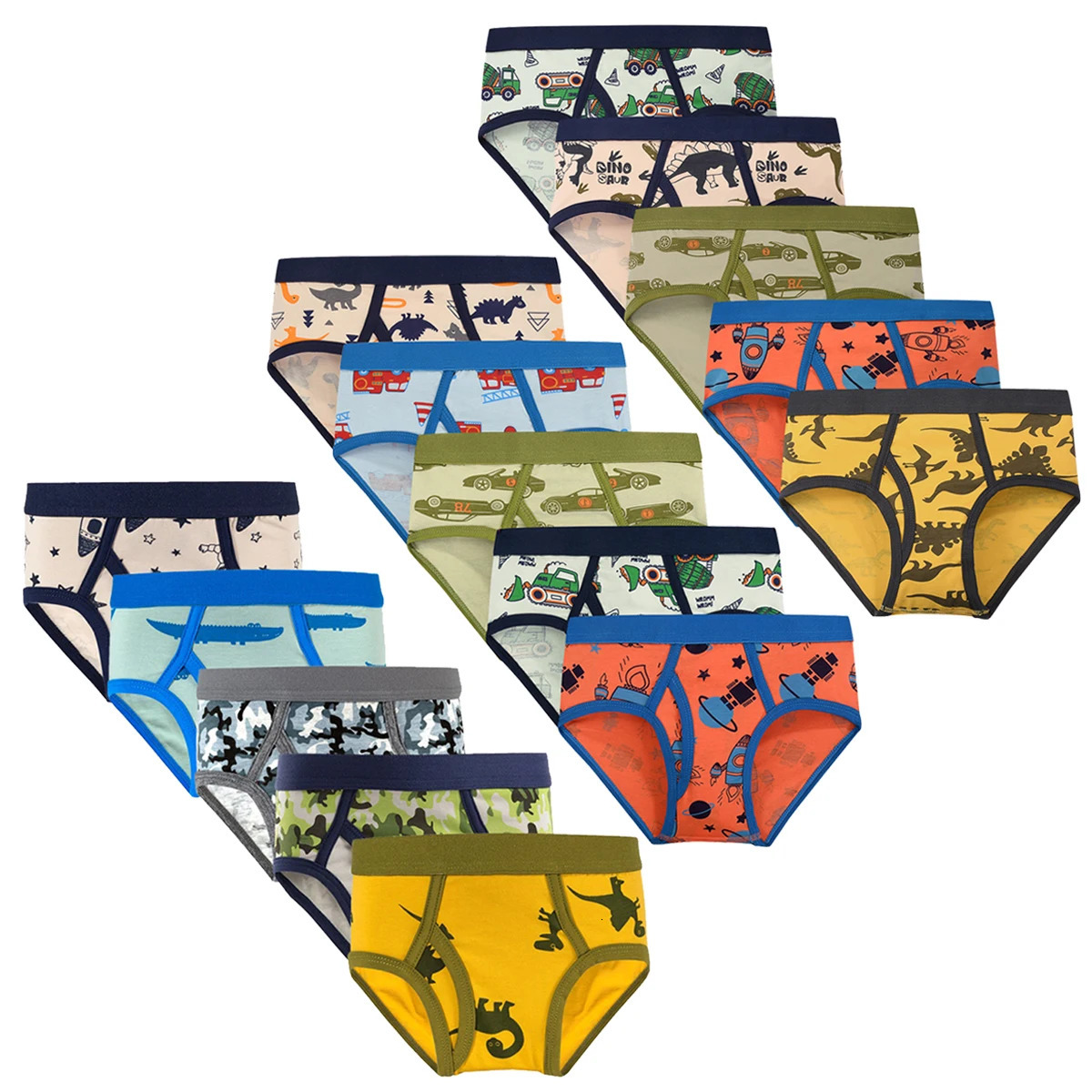 Little Boys Breathable Tagless Boxer Brief Cotton Underwear5Pack 260311