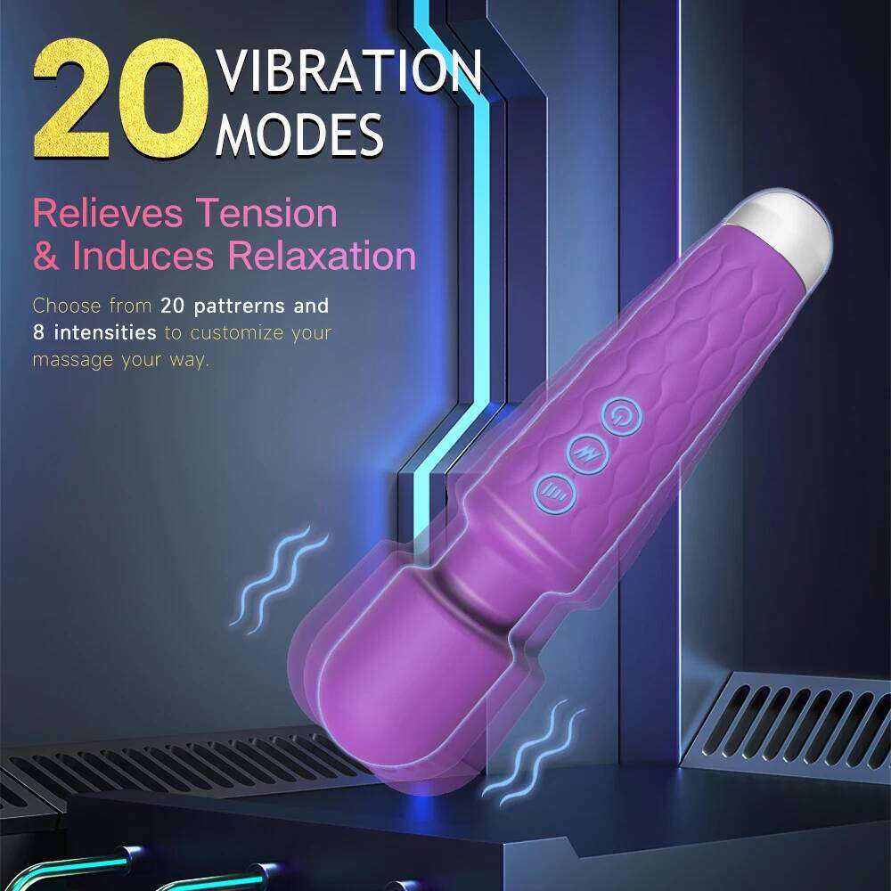 Powerful Vibrating AV Vibrator Magic Wand Clitoris Stimulator Toys for Women G Spot Massager Adult Female Sex Erotic Product Z260311
