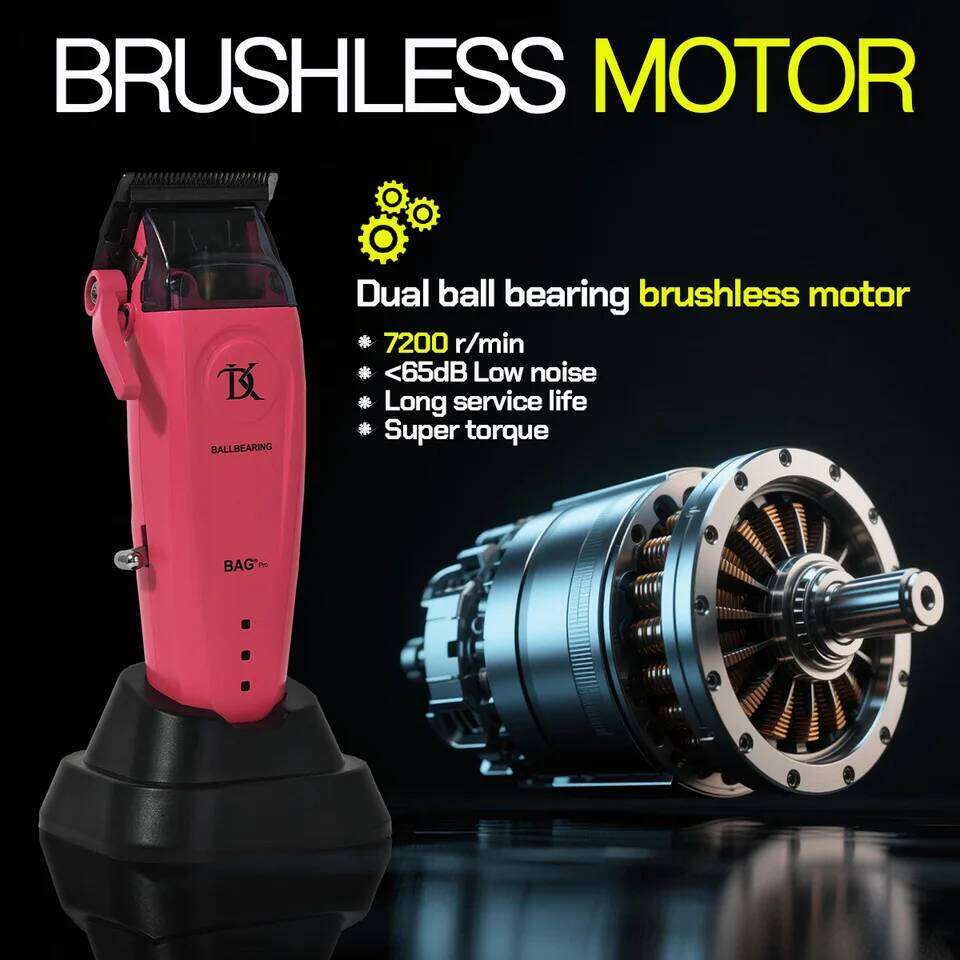 Professional Hair Clipper Trimmer DKBAG-079 BarberPro for Salon 7200RPM Ball Brushless Oil Head Carving New C260312
