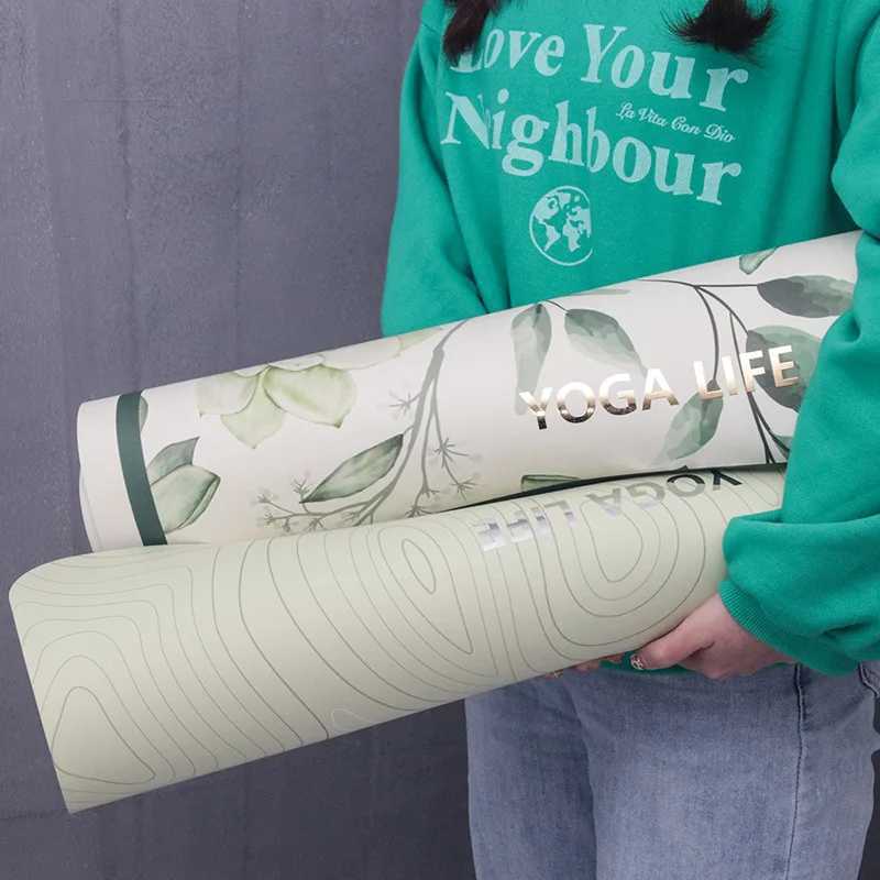 Natural rubber yoga mat pu non-slip fitness special mat M260312