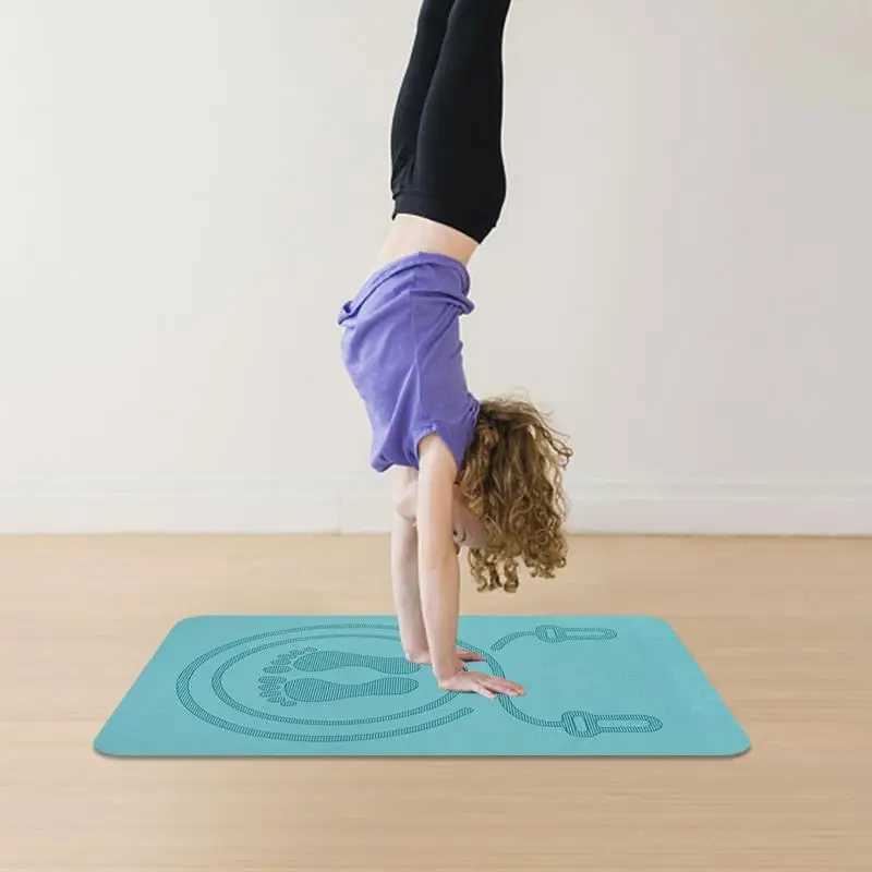 Anti-noise Jump Rope Mat Exercise Shock Absorption Yoga Mat High Density Board Outdoor Gym Sports Skipping Mat for Fitness Home M260312