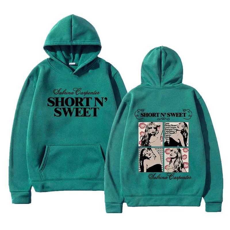 Sabrina Carpenter Short N Sweet Hoodie Men Streetwear Aesthetic Casual Hoodies Unisex Autumn Winter Harajuku Hooded Sweatshirts M260312