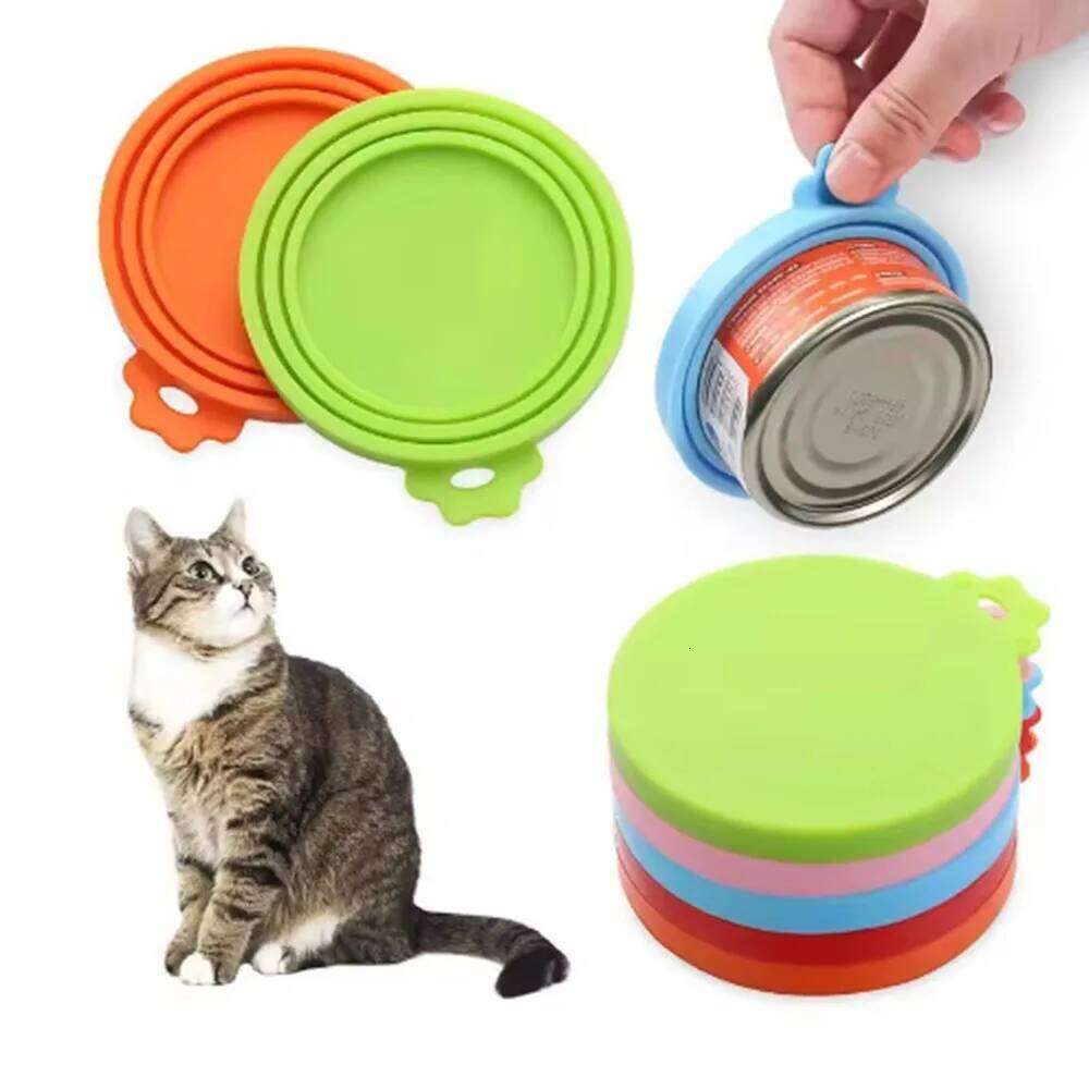 1PCS Reusable Silicone Pet Can Lid Bpa Free, Suitable For Most Sized Dog And Cat Cans - Keeps Food Fresh Prevents Bacterial 26Y0312