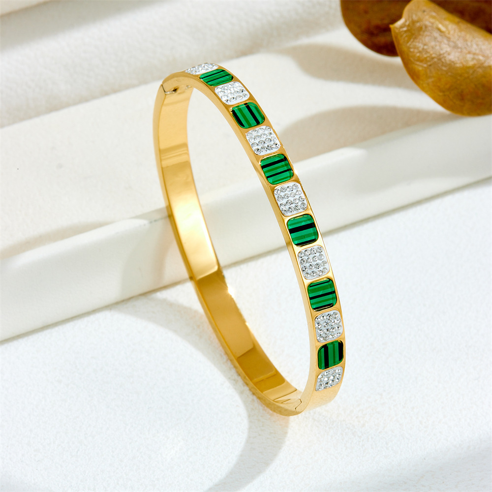 Luxury Brand Designer Jewelry Women Trendy Personality European And American Style Titanium Steel Bracelet Light Luxury Ins Style Jewelry Bracelet For