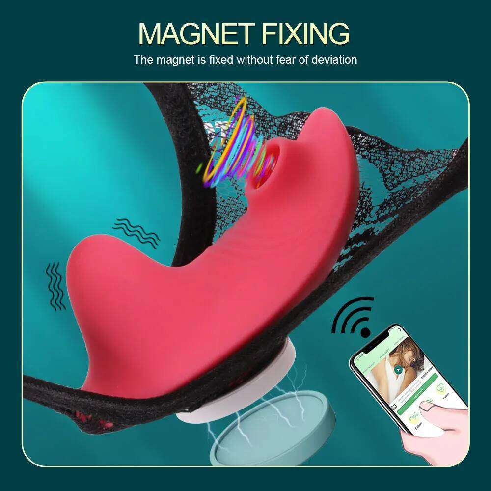 Wearable Mini Vibrator For Women Clitoris Sucker App Bluetooth Remote Control Vibro On Sexy Panties Adults Sex Toys Stimulator Z260312