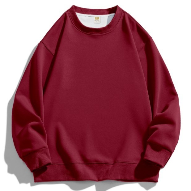New Autumn Sweatshirts For Men And Women Retro Fashion Designer Hoodie Solid Color Round Neck Long-sleeve Tops Men's Youth Base Shirts