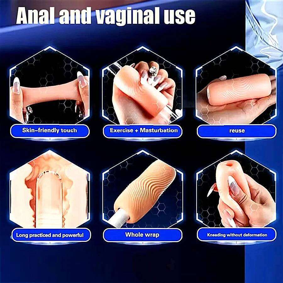 Male Penis Trainer Portable Masturbator Soft Vagina Anal Masturbation Cup TPE Pocket Pussy Delay Training Sex Toy For Men Z260312