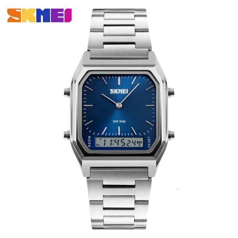 SKMEI 1220 Watch Men Digital Fashion Casual Dual Time Sports Chronograph Waterproof Quartz Men's Wristwatches relogio masculino