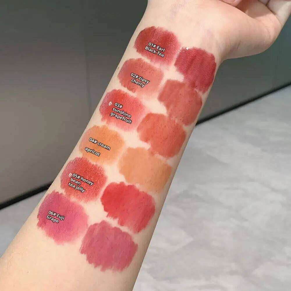 Kekemood Double Head Mirror Water Light Glaze Waterproof Gloss Matte Velvet Liquid Lipstick Lasting Sexy Red Lip Makeup W260311
