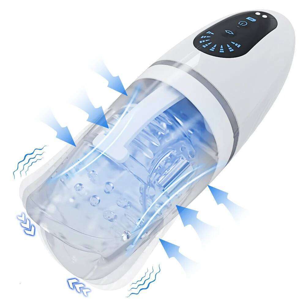 Automatic Sucking Masturbator Cup Blowjob Machine Vagina Pocket Pussy Male Masturbation Vibration Oral Sex Toys for Men Z260312