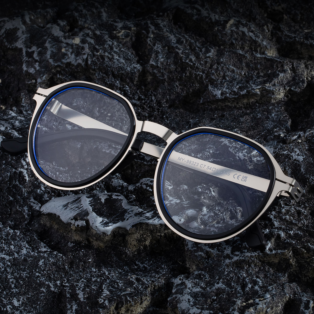 Polarized Driving 2026 Round Sunglasses for Men High-End Feel Bendable Temple Retro Glasses