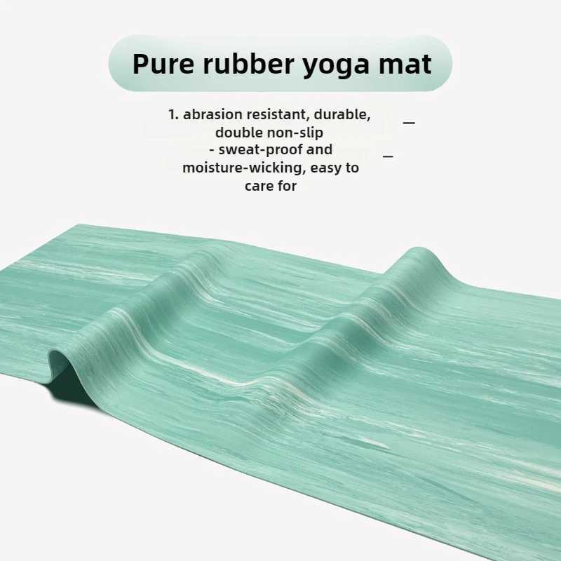 Pilates Equipment Yoga Mat Thick DurabLE Natural Rubber Outdoor Balance Training Yoga Mats M260312